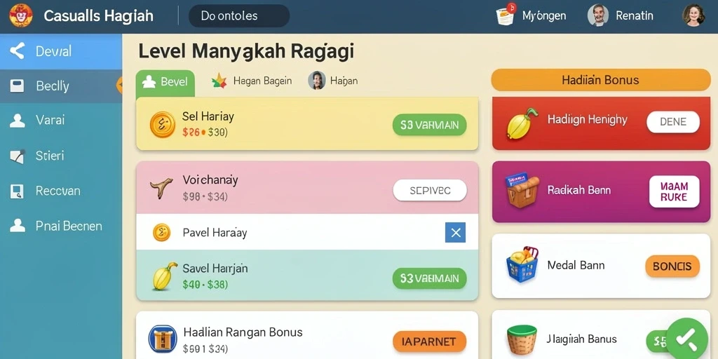 Tampilan antarmuka yang menarik dan mudah dinavigasi.