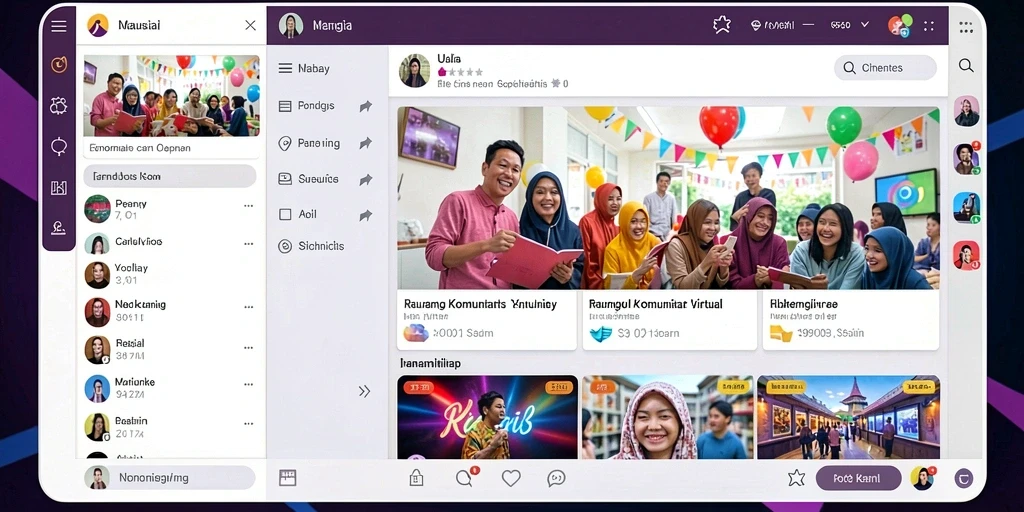 Tampilan antarmuka yang user-friendly.