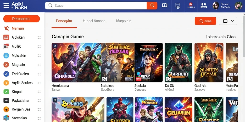 Tampilan antarmuka yang menarik dan modern.