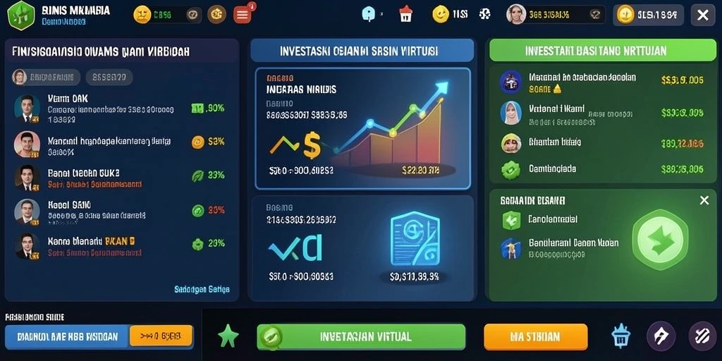Screenshot menunjukkan tampilan menu utama yang menarik.