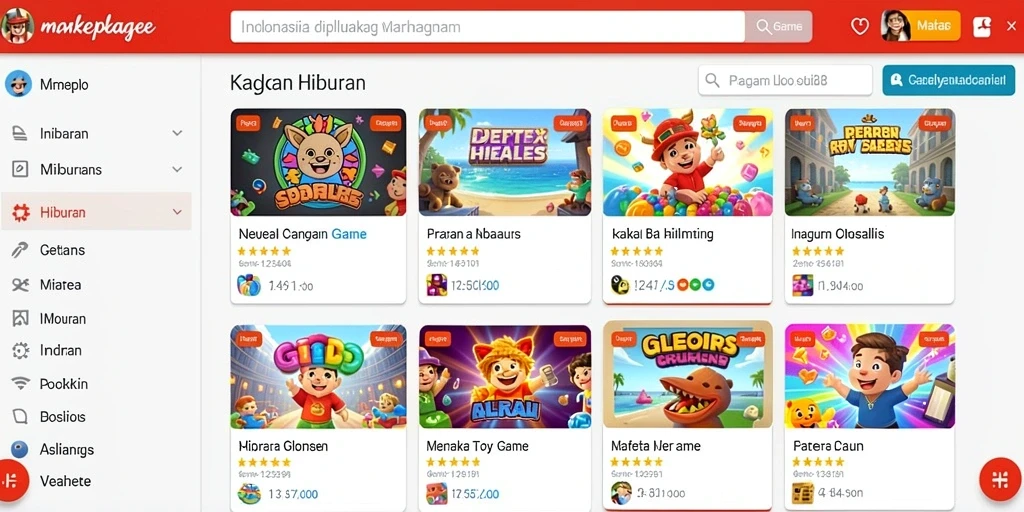 Tampilan antarmuka yang sederhana dan menarik.