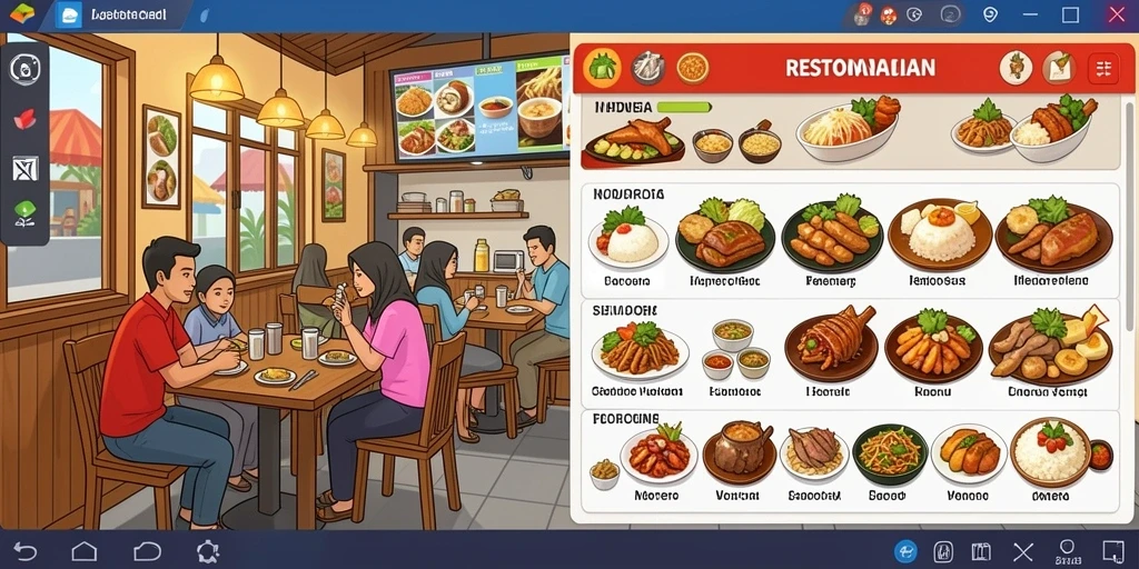 Tampilan layar awal yang memukau dan interaktif.