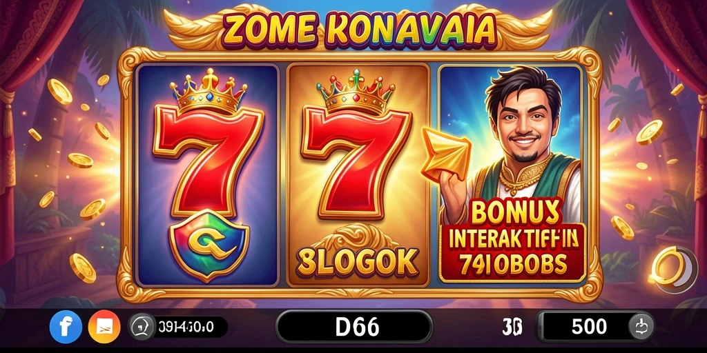Tampilan awal yang menarik dari LUCKYMINO.