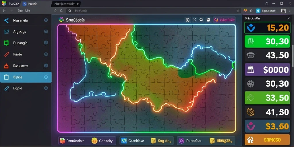 Screenshot menunjukkan aksi balapan yang mendebarkan.