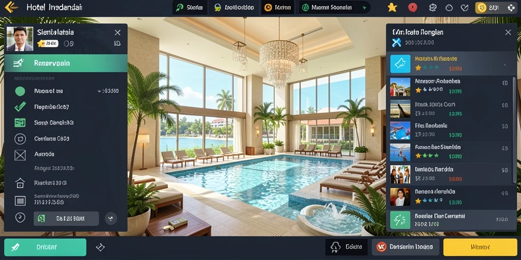 Tangkapan layar menampilkan grafis menakjubkan dalam game.